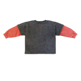 I've Made A Mess Long Sleeve - Fiery Sunset / Midnight Storm