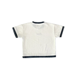 The Rogue Tee - Off White / Midnight Storm